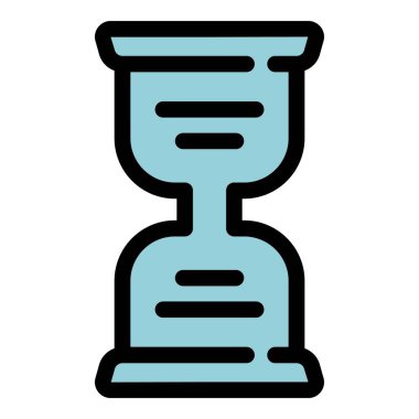 Zaman simgesini sil. Beyaz arkaplan renginde izole edilmiş web tasarımı için zaman vektör simgesini sil