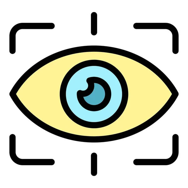 Vision Value Icon Umriss Vision Wert Vektor Symbol Für Web — Stockvektor