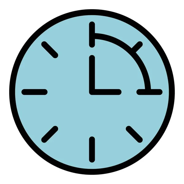 Icono Tiempo Estacionamiento Esquema Coche Tiempo Estacionamiento Icono Vectorial Para — Archivo Imágenes Vectoriales