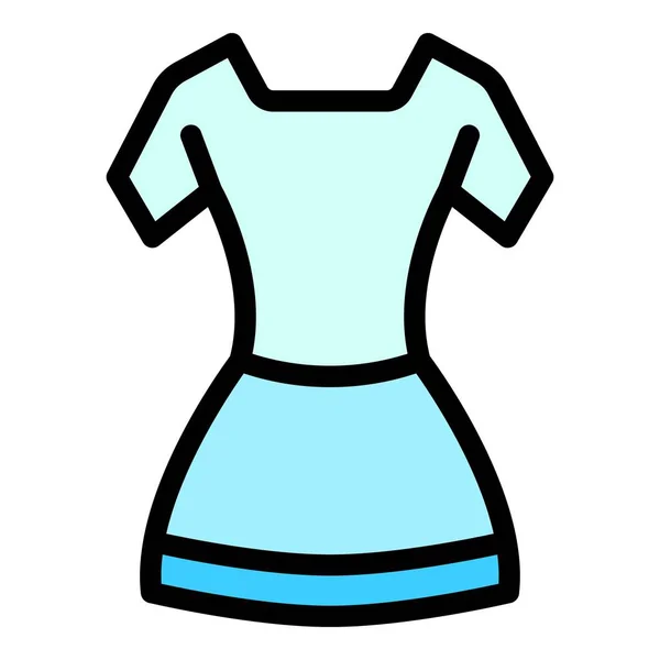 バレエ衣装のアイコン 概要白を基調としたウェブデザインのためのバレエ衣装ベクトルアイコンフラット — ストックベクタ