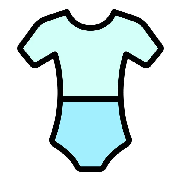 Ballet Body Cloth Icon Outline Ballet Body Cloth Vector Icon — Stock Vector