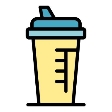 Enerji içeceği ikonu. Beyaz arkaplan renginde izole edilmiş web tasarımı için enerji içeceği ikonu