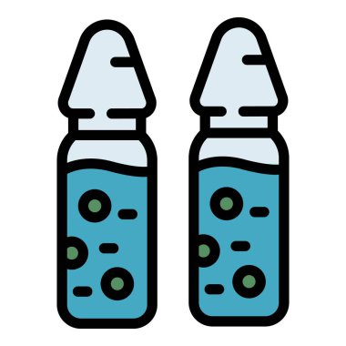 İlaç şişeleri ikonu. Beyaz arkaplan rengi üzerinde izole edilmiş web tasarımı için ana ilaç şişeleri vektör simgesi