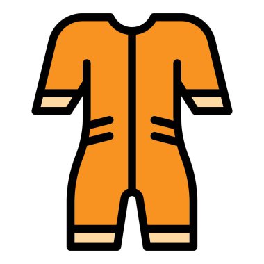 Mayo ikonu. Beyaz arkaplan rengi üzerinde izole edilmiş web tasarımı için yüzme giysisi vektör simgesi taslağı