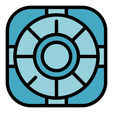 Yaşam şamandırası simgesi. Beyaz arkaplan renginde izole edilmiş web tasarımı için Hayat şamandırası vektör simgesi