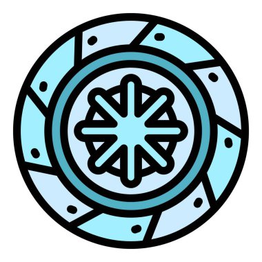 Debriyaj aleti simgesi. Beyaz arkaplan rengi üzerinde izole edilmiş web tasarımı için taslak debriyaj aracı vektör simgesi