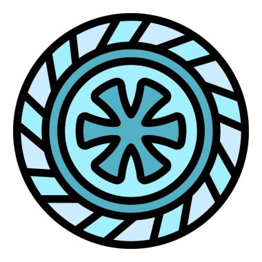 Araba debriyaj seti ikonu. Beyaz arkaplan rengi üzerinde izole edilmiş web tasarımı için Otomobil debriyaj kiti vektör simgesi