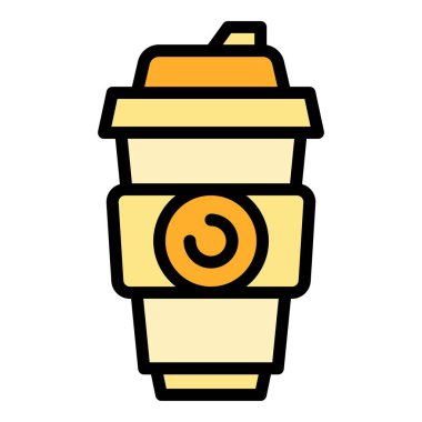 Paket içecek ikonu. Beyaz arkaplan renginde izole edilmiş web tasarımı için paket servisi içecek vektörü simgesi