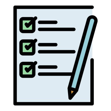 Liste simgesi yapmak için insan kaynakları. Beyaz arkaplan rengi üzerinde izole edilmiş web tasarımı için liste vektör simgesi yapmak için insan kaynaklarını özetle