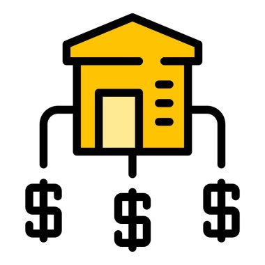 Sorumluluk evi ikonu. Beyaz arkaplan renginde izole edilmiş web tasarımı için Ev Sorumluluğu vektör simgesi