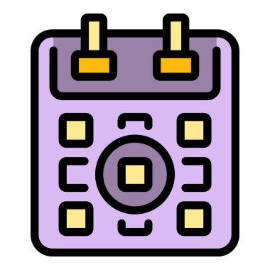 Acele iş takvimi gün simgesi. Beyaz arkaplan rengi üzerinde izole edilmiş web tasarımı için Rush görev takvimi günlük vektör simgesi