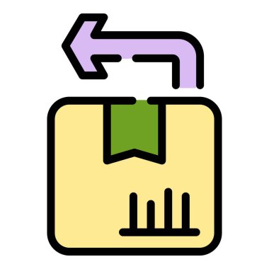 Mal değiş tokuşu simgesi. Beyaz arkaplan rengi üzerinde izole edilmiş web tasarımı için özet ürün vektör ikonu