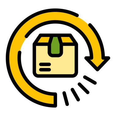 Paket simgesi takip ediliyor. Beyaz arkaplan rengi üzerinde izole edilmiş web tasarımı için parsel izleyici ikonu