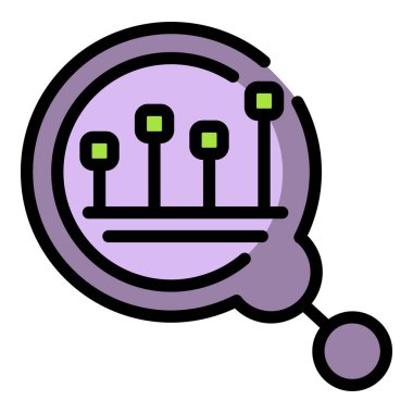 Sonuç para arama simgesi. Beyaz arkaplan rengi üzerinde izole edilmiş web tasarımı için para arama vektörü simgesi taslağı