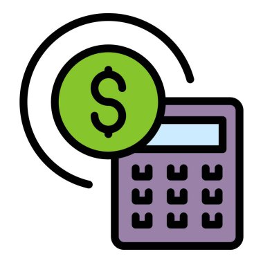 Tüketici bütçesi simgesi. Beyaz arkaplan rengi üzerinde izole edilmiş web tasarımı için Tüketici bütçe vektör simgesi taslağı