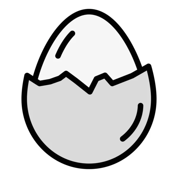 Яєчна Їжа Білковий Значок Начерк Яйце Харчових Білків Векторна Піктограма — стоковий вектор