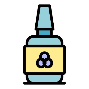 Yazıcı mürekkep simgesi. Beyaz arkaplan rengi üzerinde izole edilmiş web tasarımı için ana hatlı yazıcı mürekkep vektörü simgesi