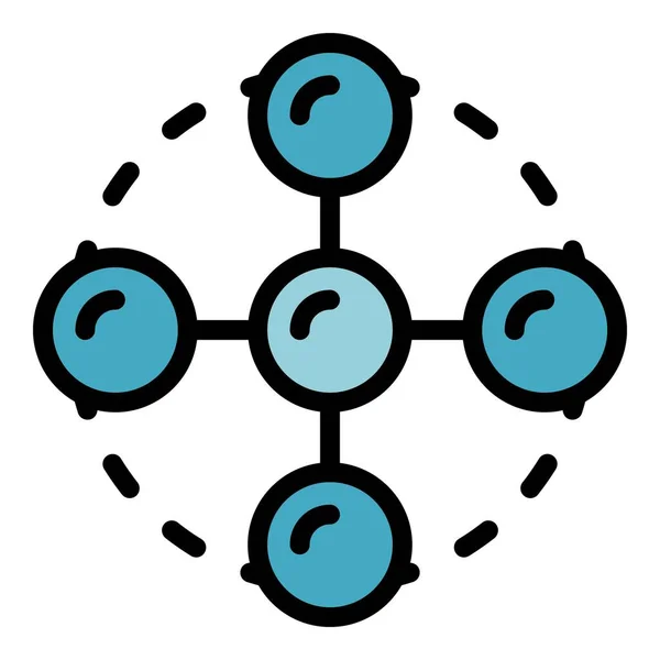 锁链服务图标 基于白背景色平面的网页设计框架结构服务图标 — 图库矢量图片