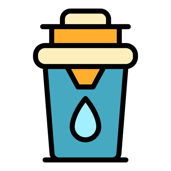 Water Filter Icon Outline Water Filter Vector Icon Web Design — Stock Vector