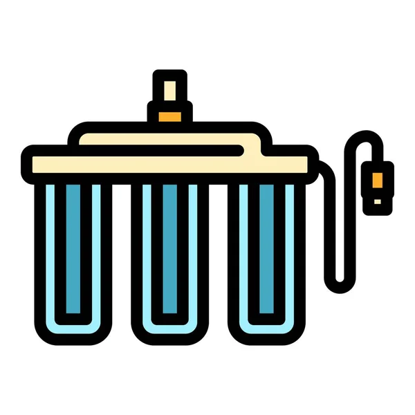 Wasserrohrsymbol Recyceln Umriss Recycle Wasserrohrvektorsymbol Für Web Design Isoliert Auf — Stockvektor