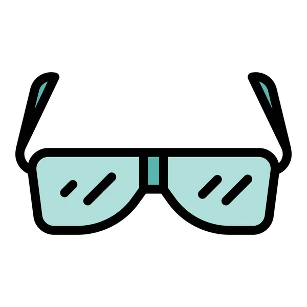 远足眼镜图标 基于白色背景色平面的网页设计框架远视眼镜矢量图标 — 图库矢量图片