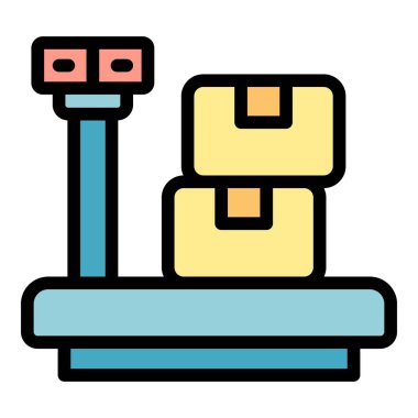 Tartı sırası simgesi. Beyaz arkaplan rengi üzerinde izole edilmiş web tasarımı için özet ağırlık sıralama vektör simgesi