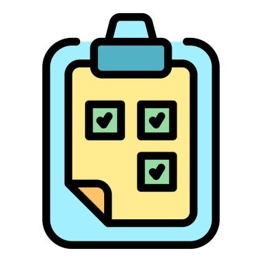 Kapsamlı test sonuç simgesi. Beyaz arkaplan rengi üzerinde izole edilmiş web tasarımı için Covid test sonuç vektör simgesi