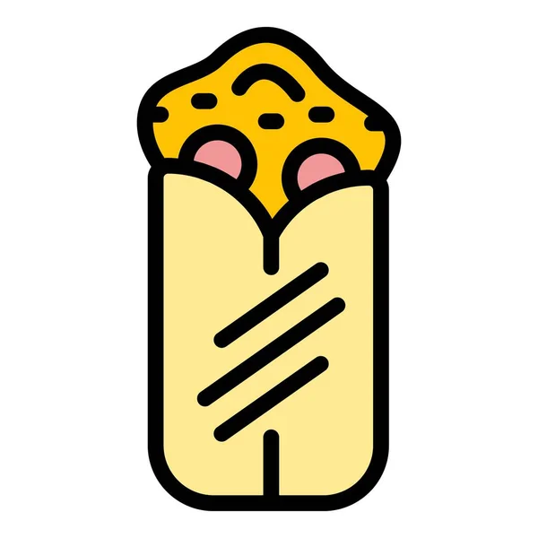 烤烤面包图标 在白色背景平面上隔离的Web设计的轮廓烤烤面包矢量图标 — 图库矢量图片