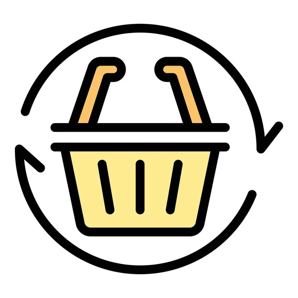 Shop Basket Supermarket Black Silhouette Icon. Grocery Store Buy Basket  Market Glyph Pictogram. Hand Food Product Empty Cart Flat Symbol. Bag  Retail Internet Web Sign. Isolated Vector Illustration. 9973964 Vector Art  at