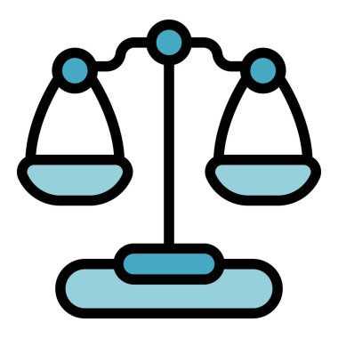 Erişilebilir denge simgesi. Beyaz arkaplan rengi üzerinde izole edilmiş web tasarımı için erişilebilir denge vektörü simgesi