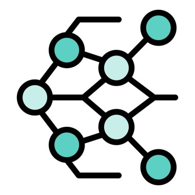 Sosyal medya pazarlama ikonu. Beyaz arkaplan rengi üzerinde izole edilmiş web tasarımı için sosyal medya pazarlama vektör simgesi