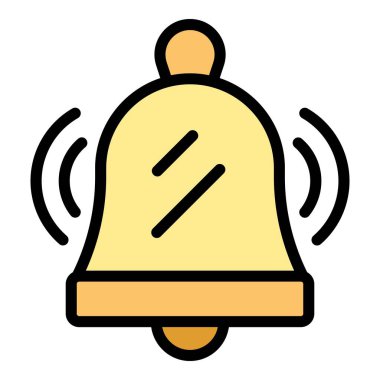 Ağ bilgilendirme simgesi. Beyaz arkaplan rengi üzerinde izole edilmiş web tasarımı için Ağ bildirim vektör simgesi