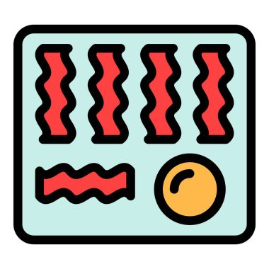 Kore yemek ikonu. Beyaz arkaplan renginde izole edilmiş web tasarımı için Kore yemek vektörü simgesi