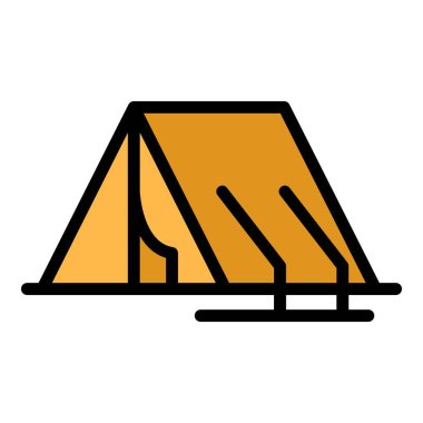 Safari vahşi çadır ikonu. Beyaz arkaplan rengi üzerinde izole edilmiş web tasarımı için Safari vahşi çadır vektör simgesi