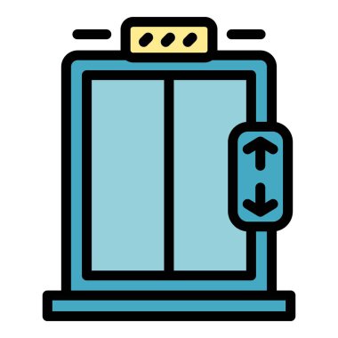 İnsan tahliye ikonu. Beyaz arkaplan renklerinde izole edilmiş web tasarımı için insan tahliye vektör simgesi ana hatları