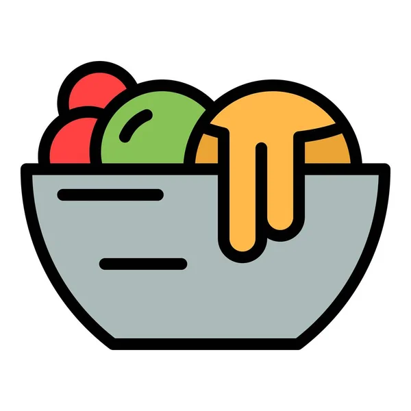 Ostküche Ikone Outline East Cuisine Vektor Symbol Für Web Design — Stockvektor