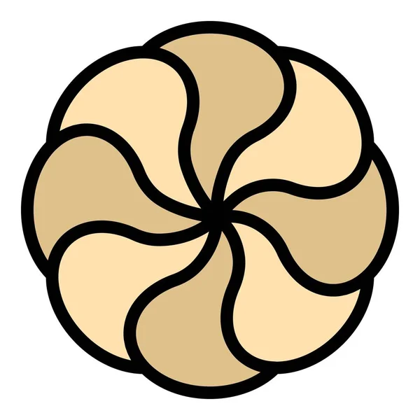 Значок Порцией Васаби Контур Порции Васаби Вектор Значок Веб Дизайна — стоковый вектор