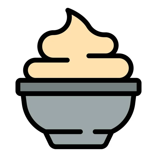 Wasabi奶油图标 基于白背景色平面的网页设计概要Wasabi奶油矢量图标 — 图库矢量图片