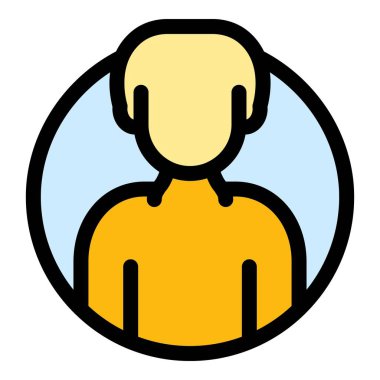 İsimsiz kullanıcı simgesi. Beyaz arkaplan rengi üzerinde izole edilmiş web tasarımı için Anonymous kullanıcı vektör simgesi