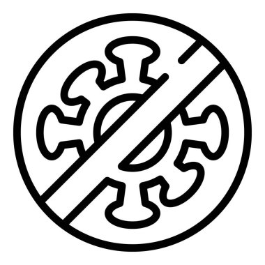 Virüs ikonu ana hat vektörü yok. Sürü dokunulmazlığı. İlaç grubu