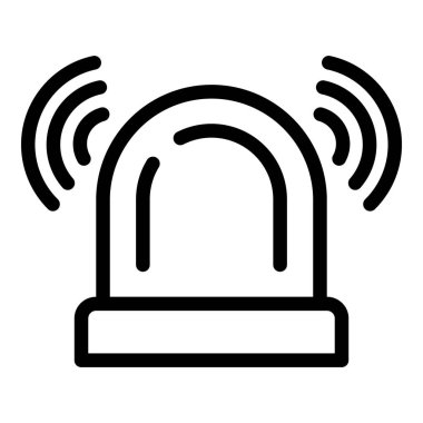 Teşhirci simgesi ana hat vektörü. Güvenlik görevlisi. Kalkan belgesi