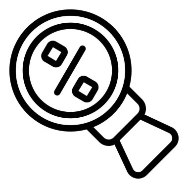 Arama kredi simgesi ana hat vektörü. Vergi indirimi. Finans kesintisi