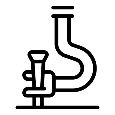 Levye çivi simgesi ana hat vektörü. Çelik alet. İnşaat işi