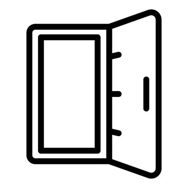 Sığınak kapısı simgesi ana hatlarını aç. Oda güvenliği. Savaş sığınağı