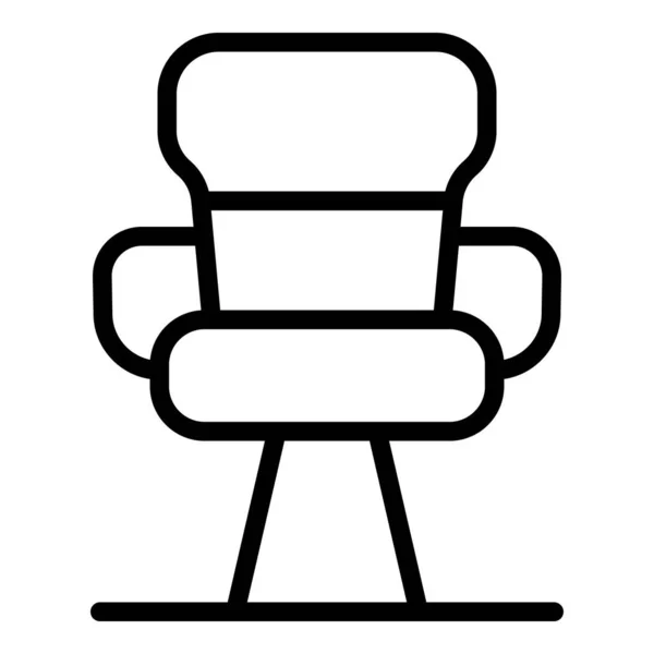 Αρχική Εικονίδιο Gamer Καρέκλα Διάνυσμα Περίγραμμα Παιχνίδια Δωματίου Εργασία Μπροστά — Διανυσματικό Αρχείο