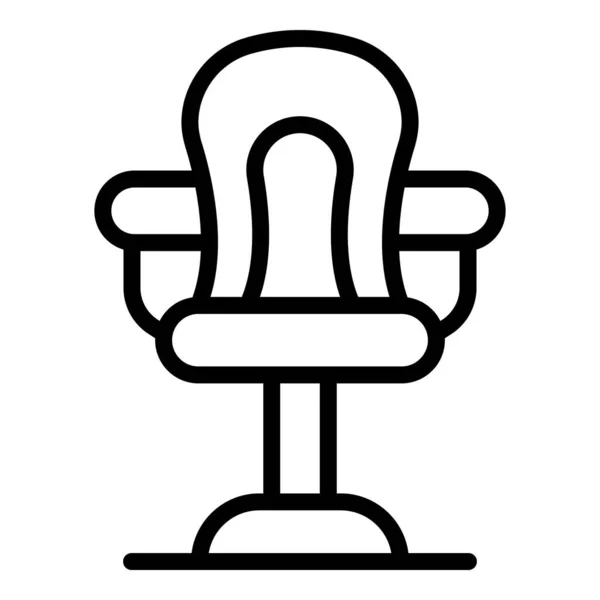 Luxury Seat Icon Outline Vector Game Chair Console Art Desk — Stock Vector