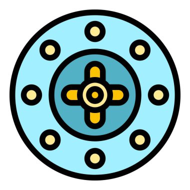 Depozito odası erişim simgesi. Beyaz arkaplan rengi üzerinde izole edilmiş web tasarımı için Depo odası erişim vektör simgesi