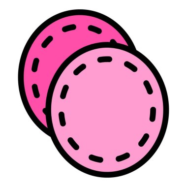 Tuhafiye simgesi. Beyaz arkaplan rengi üzerinde izole edilmiş web tasarımı için Haberdashery vektör simgesi