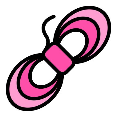 Tekstil iplik simgesi. Beyaz arkaplan rengi üzerinde izole edilmiş web tasarımı için Tekstil iplik vektörü simgesi