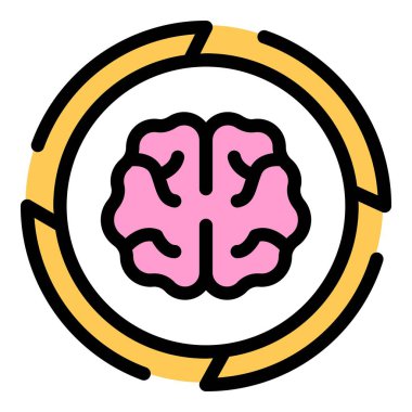 Beyin fırtınası aksiyon ikonu. Beyaz arkaplan renginde izole edilmiş web tasarımı için Beyin Fırtınası eylem vektör simgesi